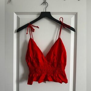 Sim & Sam Red Women's Crop Top